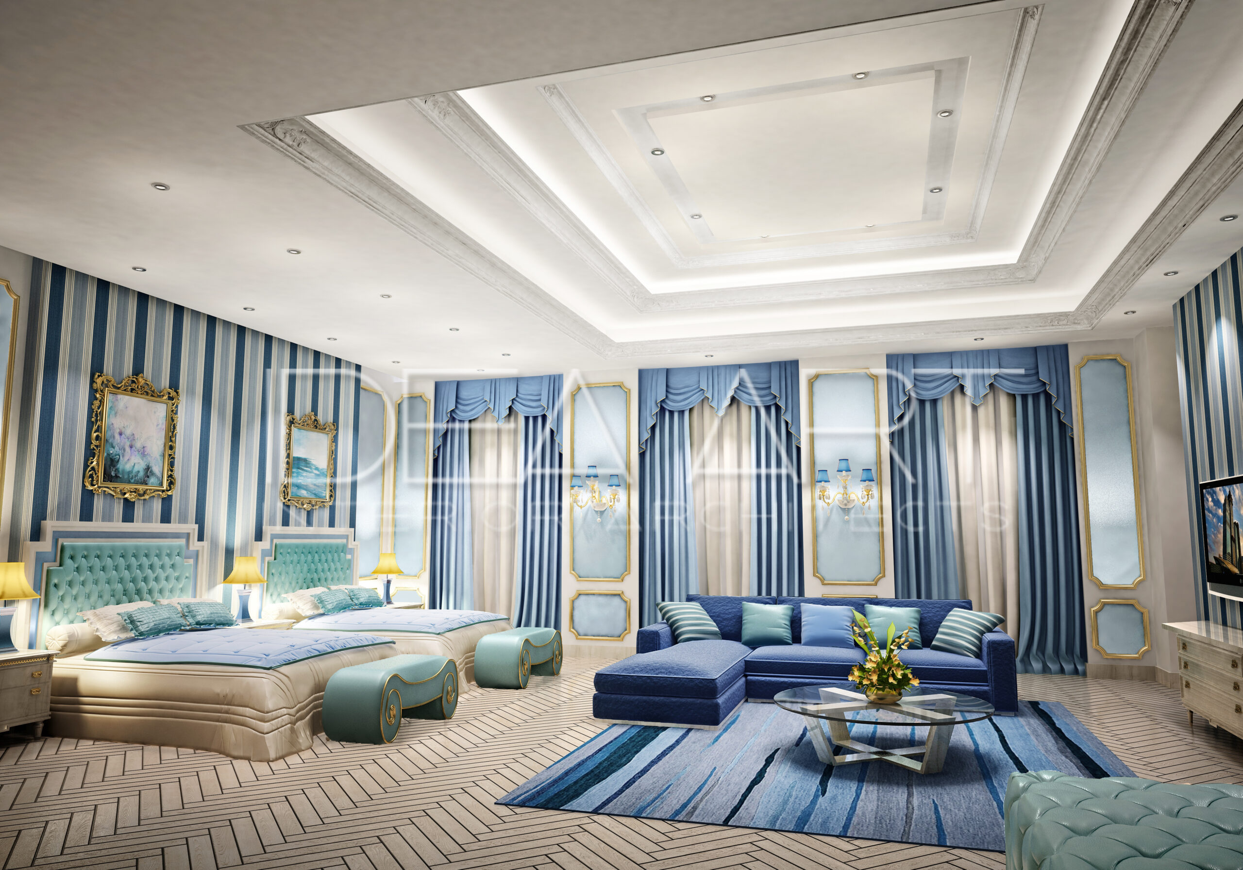 150-3 | ROYAL FAMILY PRIVATE MAJLIS - Idea Art Interior Architects
