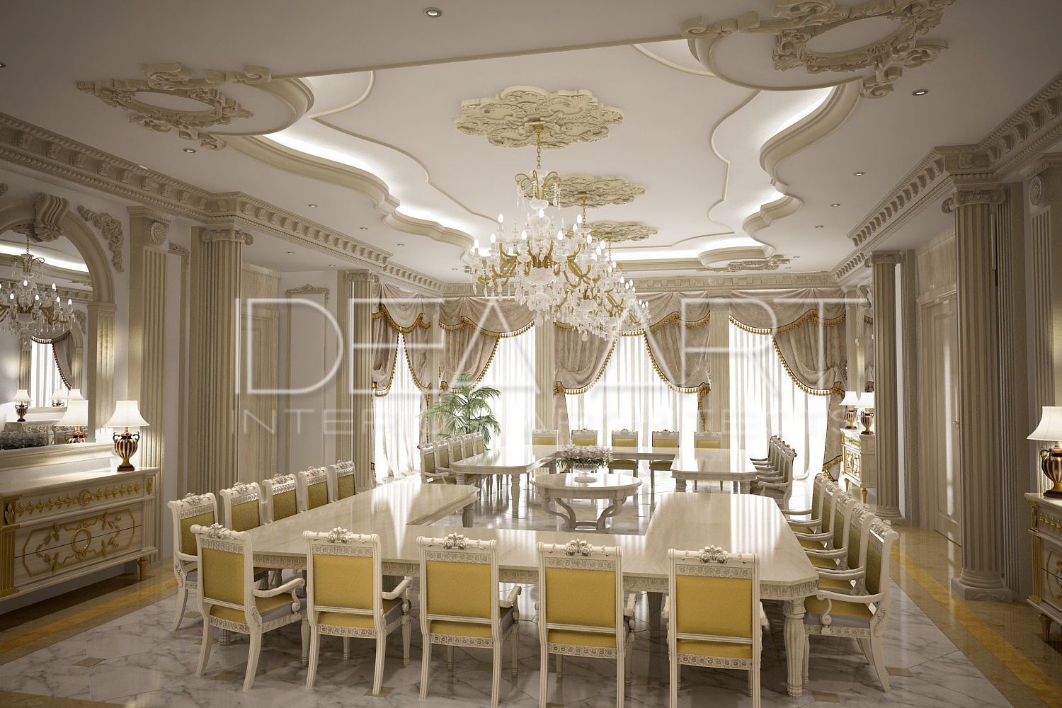 150-3 | ROYAL FAMILY PRIVATE MAJLIS - Idea Art Interior Architects